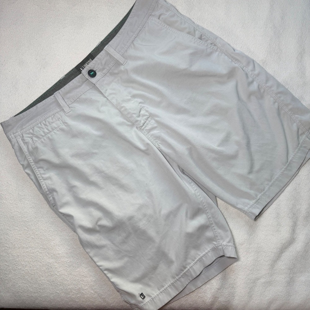 Linksoul Boardwalker Shorts Mens 36 Light Grey Golf Casual Stretch Tech LS651